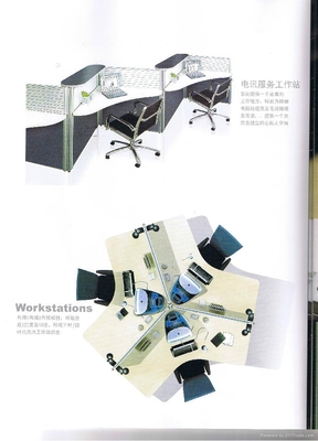 屏風(fēng)隔斷桌SB-003 高效辦公空間的靈活解決方案